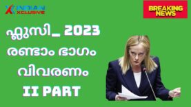 Flussi (ഫ്ലുസി)  2023 രണ്ടാം ഭാഗം  വിവരണം